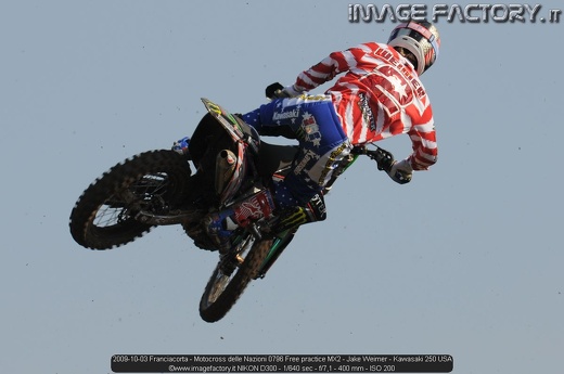 2009-10-03 Franciacorta - Motocross delle Nazioni 0796 Free practice MX2 - Jake Weimer - Kawasaki 250 USA